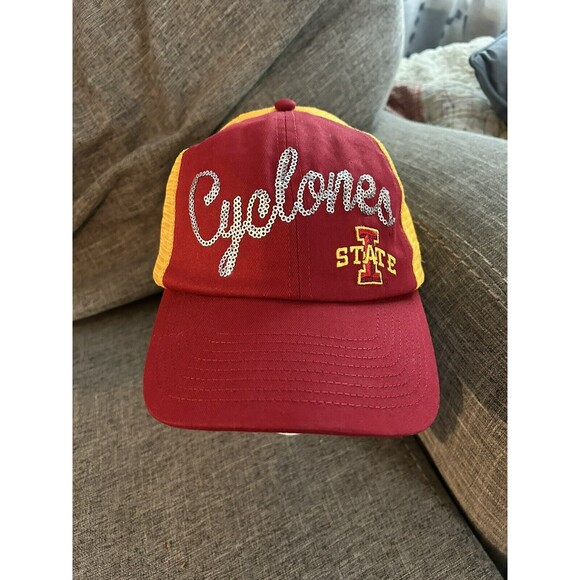 Colosseum Athletics Accessories - Colosseum Athletics Iowa State Trucker Hat Womens Red Snap Back Cap Blin…